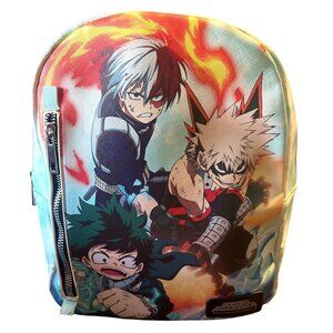 My Hero Academia Backpack‎ Featuring Deku Bakugo & Todoroki  Anime School Bag